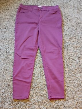 Maurices Women's Magenta Skinny Jeans